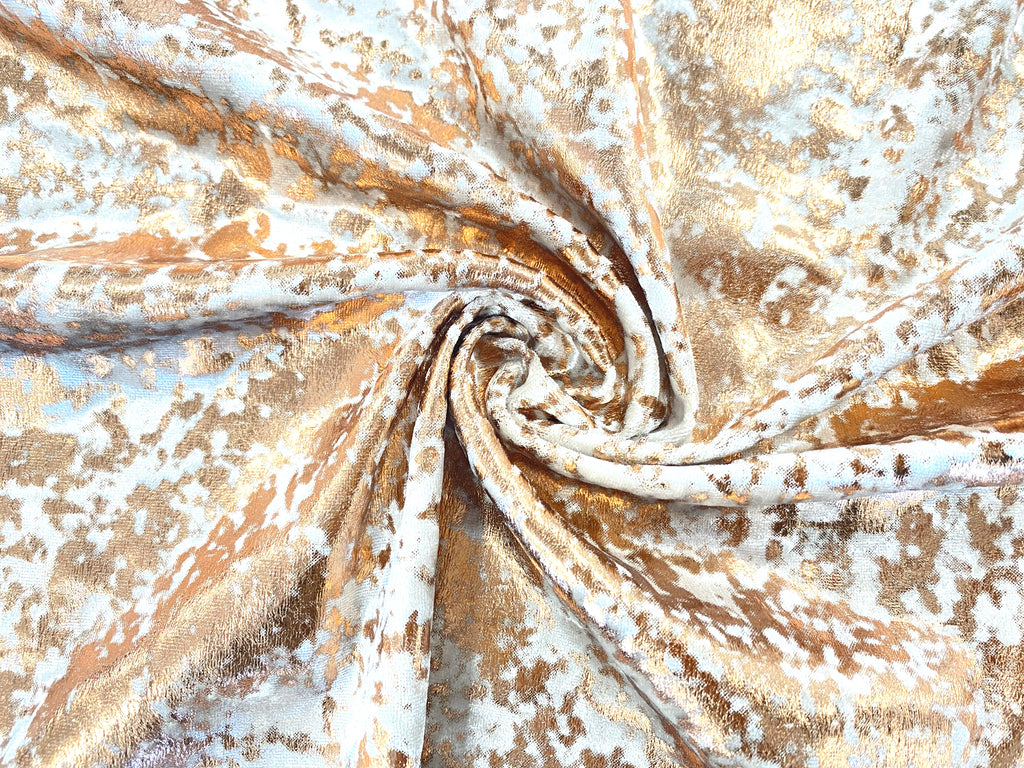 Metallic Crush Velvet