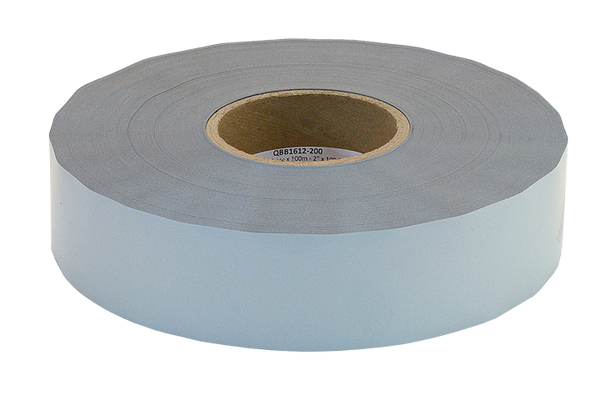 Q Brand QBB16LL FR Silver Industrial Wash Linerless Transfer Film
