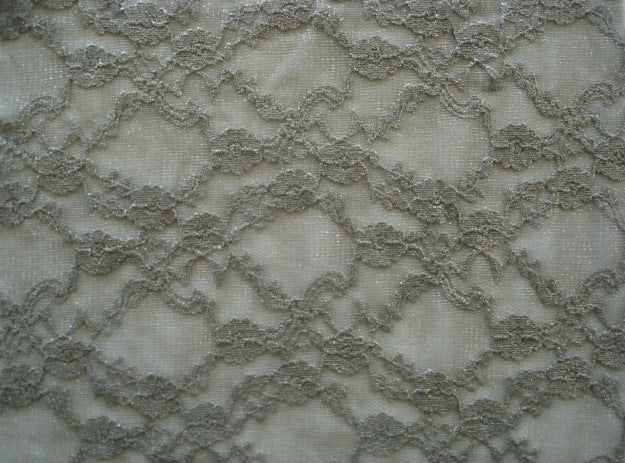 Stunning Metallic Stretch Lace