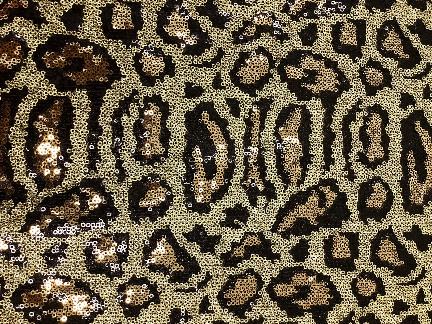 Leopardo Sequins Spandex Mesh