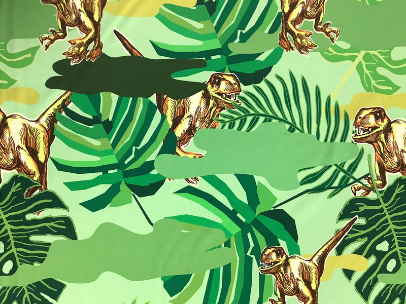 Dinosaurs Print Spandex