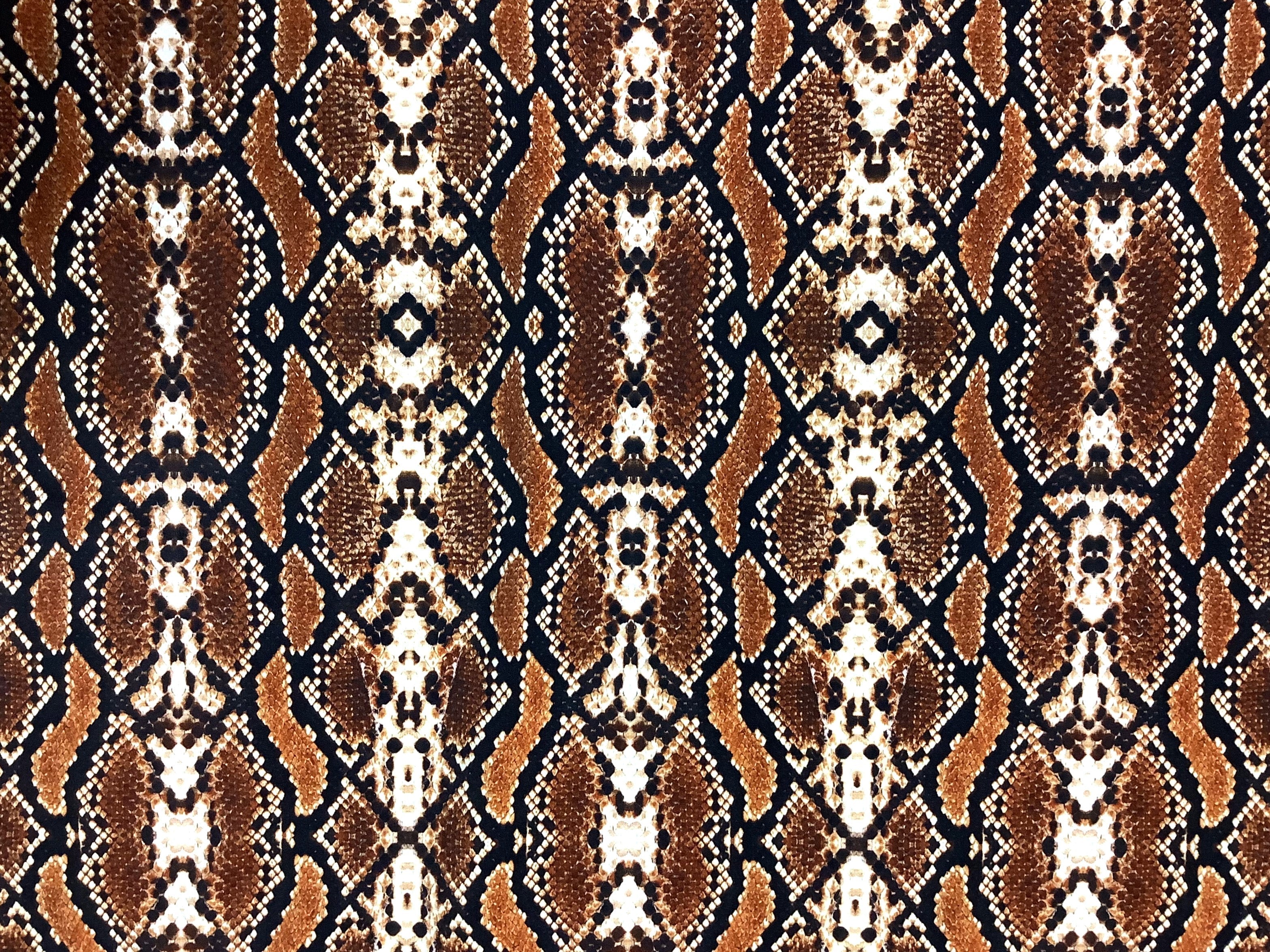 Rattlesnake Print Spandex