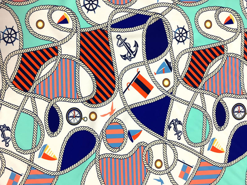 Sailor Print Spandex