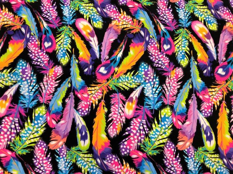 Plumage Print Spandex
