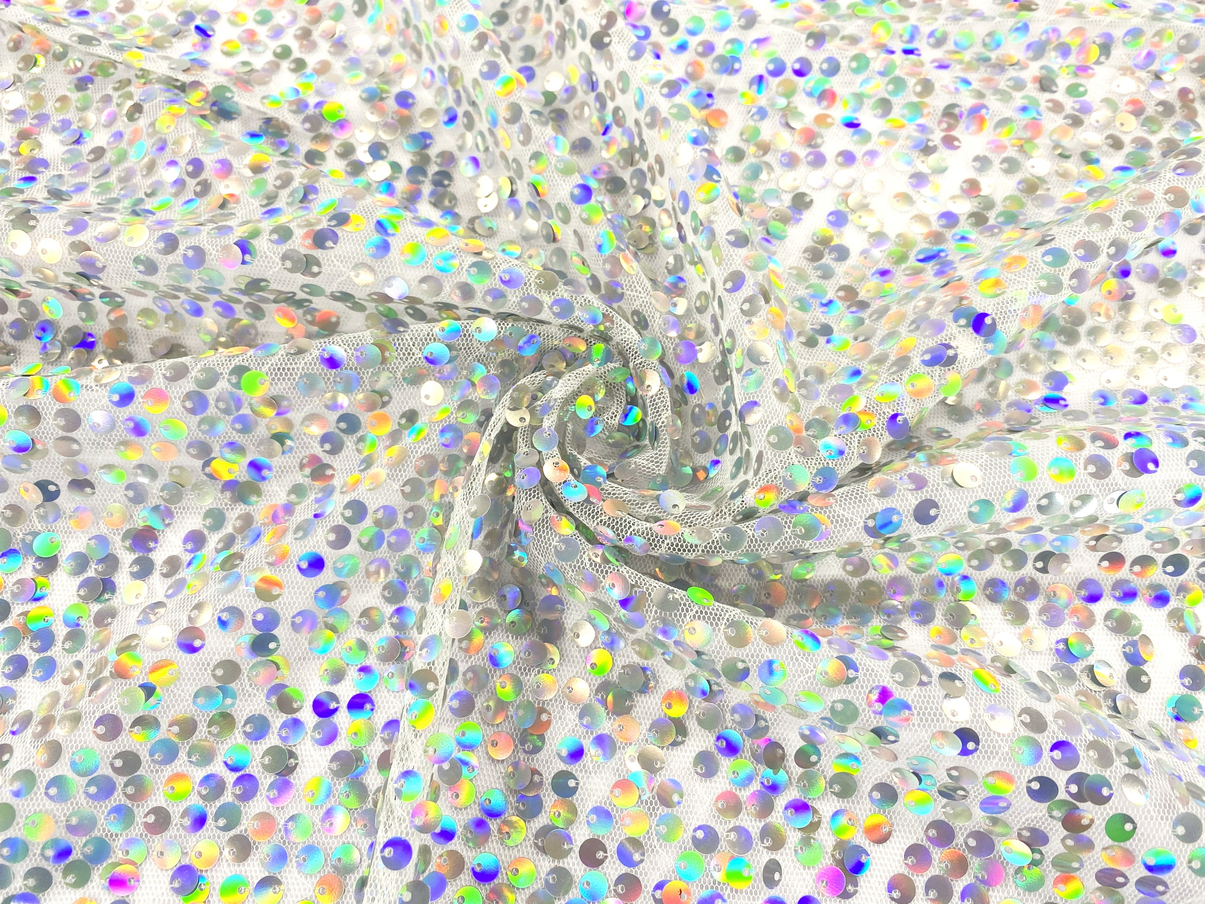 Holographic Sequins Mesh